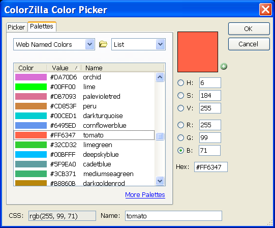 Colorzilla